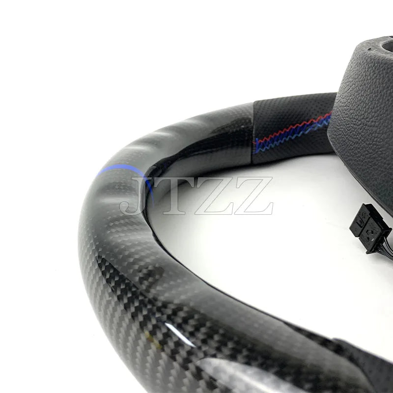 Carbon Fiber Steering Wheel for BMW E-Series M3 E90 E92 E93 E91 E81 E82 E87 E88 2008 2009 2010 2011 2012 Automotive Interior