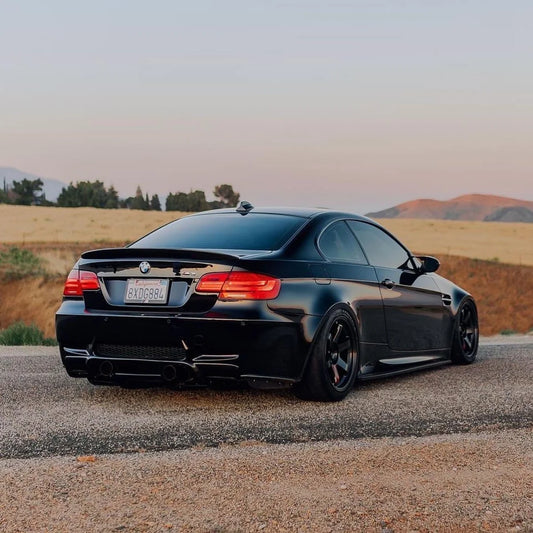 For BMW 3 Series E92 Coupe/E92 M3 P Style Real Carbon Fiber Rear Spoiler Trunk Wing 2005-2013