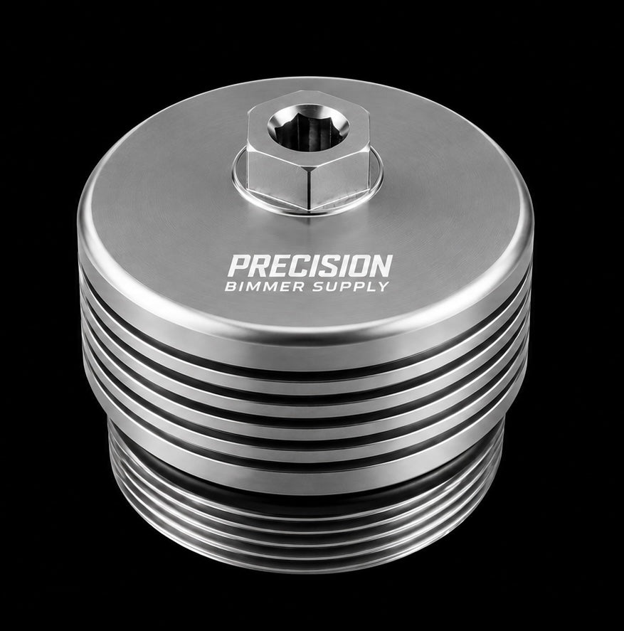 BMW N54 N55 Aluminum Oil Filter Housing Cap | Precision Bimmer Supply