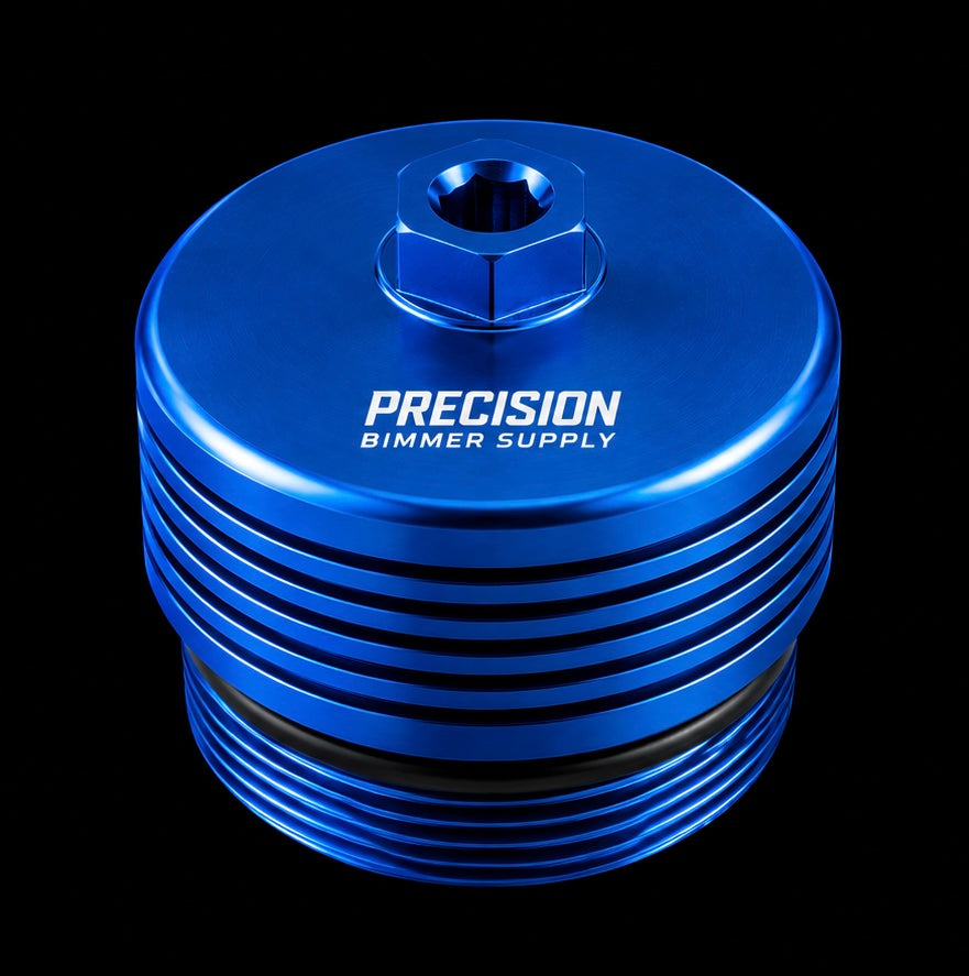 BMW N54 N55 Aluminum Oil Filter Housing Cap | Precision Bimmer Supply