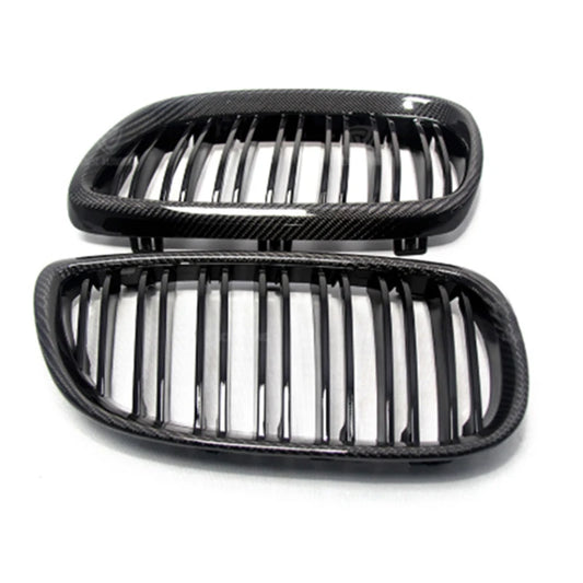 E92 E93 Carbon Fiber Grills for BMW 3 Series E92 E93 M3 Coupe Car Front Bumper Grill 2006-2009