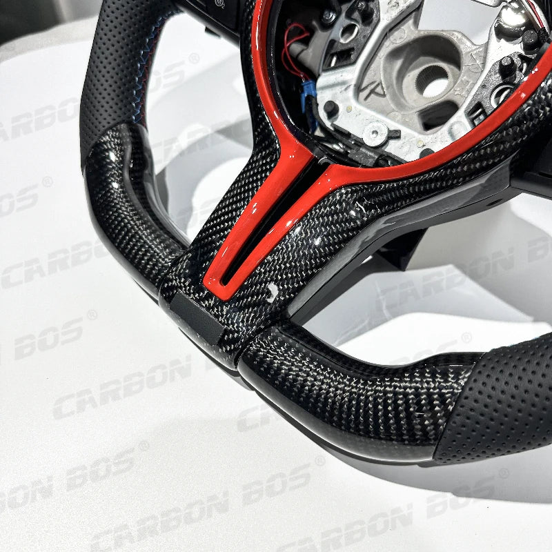 BMW F80 F10 F12 F15 F20 F22 F30 F31 F32 F33 F36 M3 Sports Genuine Leather Steering Wheels