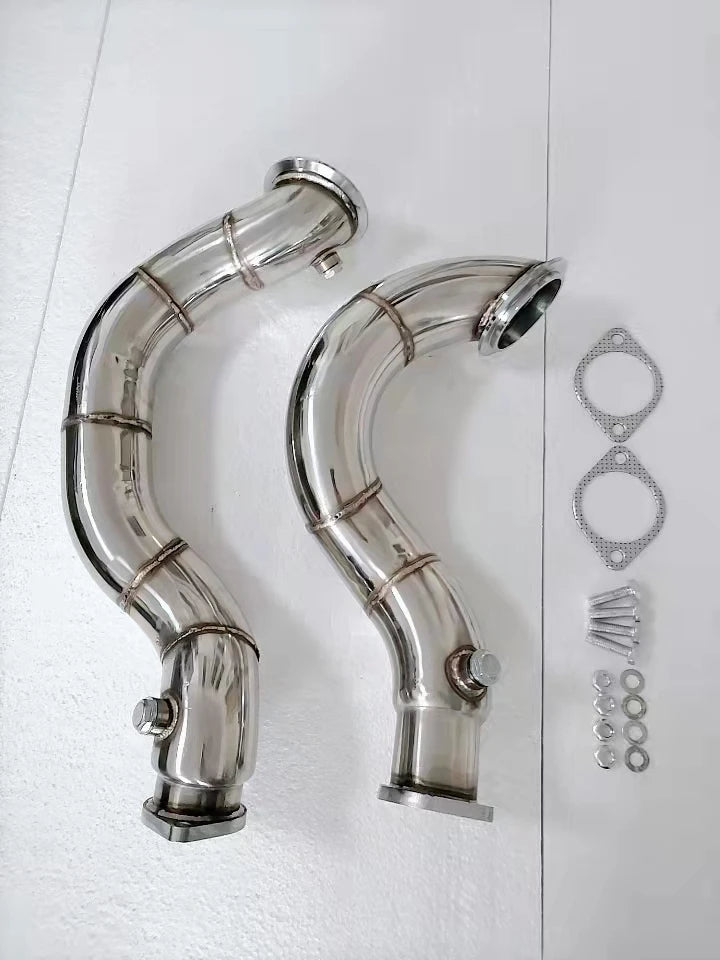 For BMW N54 07-10 E90 E91 E92 E93 E82 135i 335i 3" Twin Turbo Down Pipe