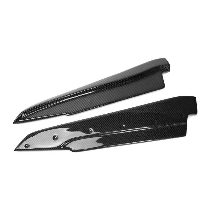 For BMW E90 E91 E92 E93 M3 Carbon Fiber Rear Bumper Lip Splitter Winglet Apron