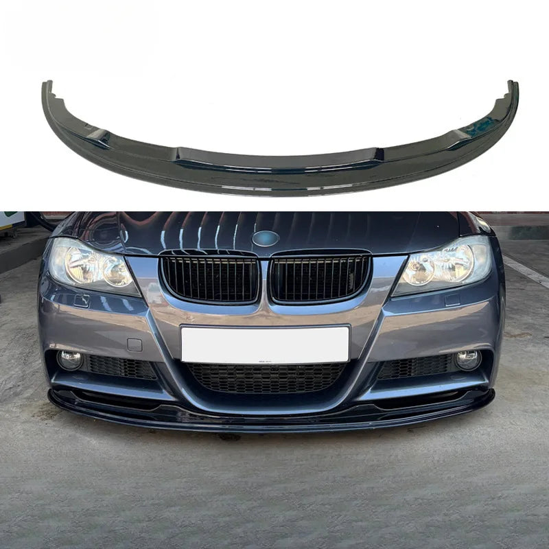 Hot Sell Car Parts M Tech Body Kit R Style Carbon Pattern MP Spoiler Front Bumper Splitter Lip for BMW 3 Series E90 2005-2011