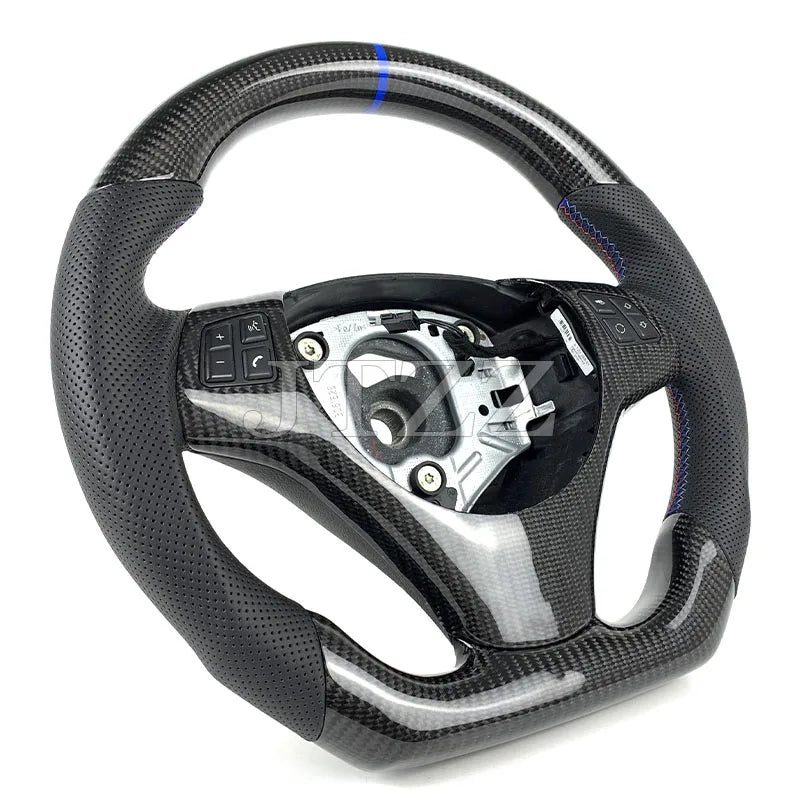 Carbon Fiber Steering Wheel for BMW E-Series M3 E90 E92 E93 E91 E81 E82 E87 E88 2008 2009 2010 2011 2012 Automotive Interior