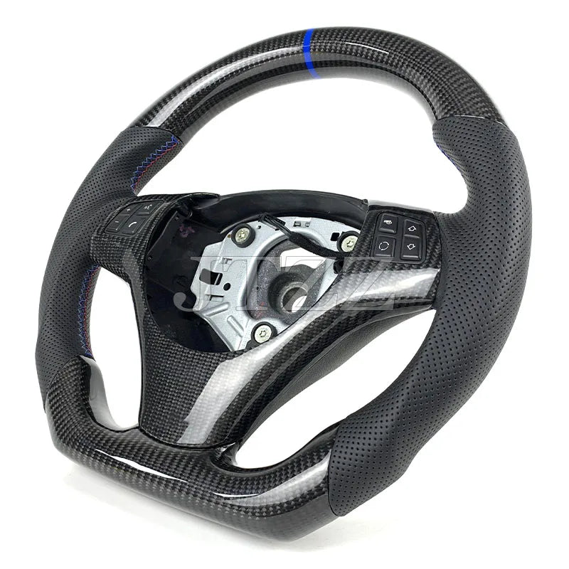 Carbon Fiber Steering Wheel for BMW E-Series M3 E90 E92 E93 E91 E81 E82 E87 E88 2008 2009 2010 2011 2012 Automotive Interior