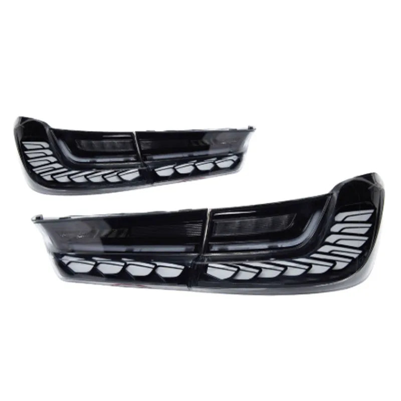 SJC Auto GTS Style Tail Lights for BMW 3 Series G20 G28 2018-2022 Clear Color Rear Lights New Upgrade Taillight