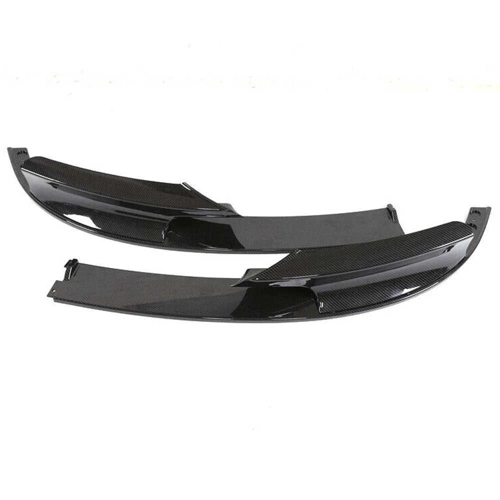 Front Bumper Spoiler Lip for 2012-2018 BMW F30 3 Series M Sport Carbon Fiber