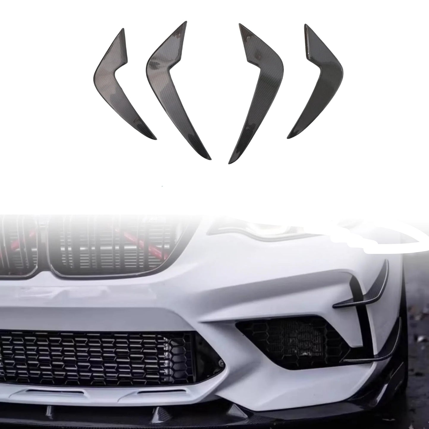 F87 M2 Carbon Fiber Front Canards
