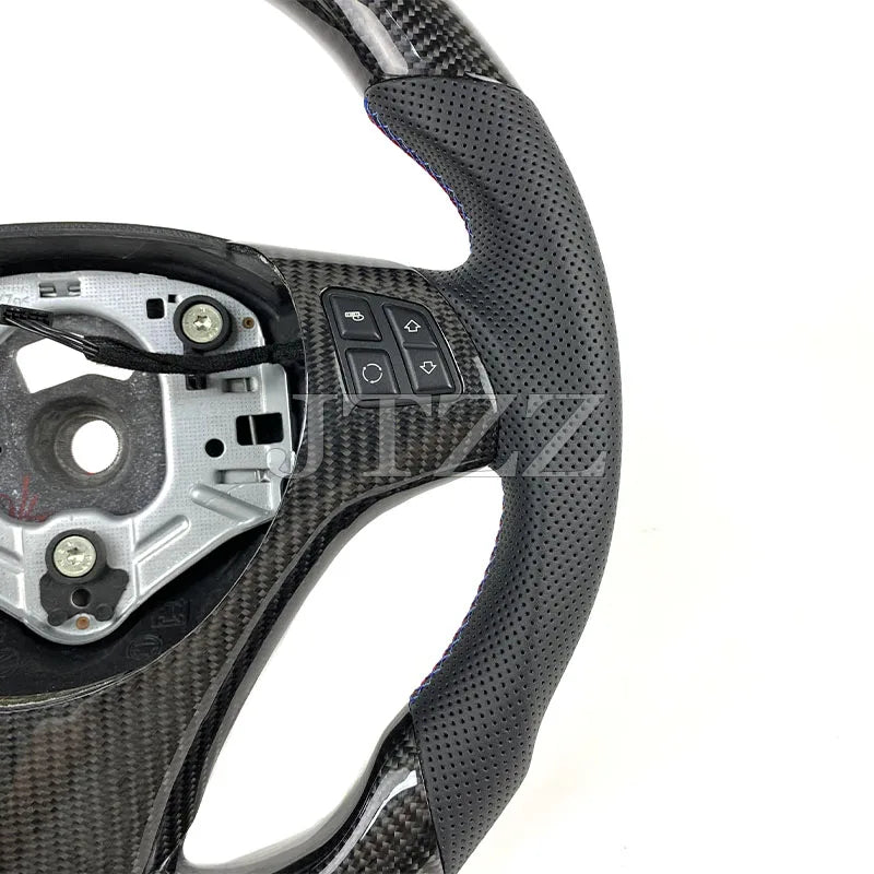 Carbon Fiber Steering Wheel for BMW E-Series M3 E90 E92 E93 E91 E81 E82 E87 E88 2008 2009 2010 2011 2012 Automotive Interior