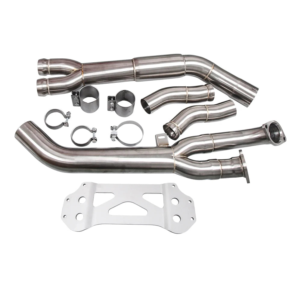 Performance for 2020-2025 BMW M3 M4 G80 G82 G83 S58 3.0T SUS304 Midpipe  3.5'' 4" Equal Length Single Modular With Resonator