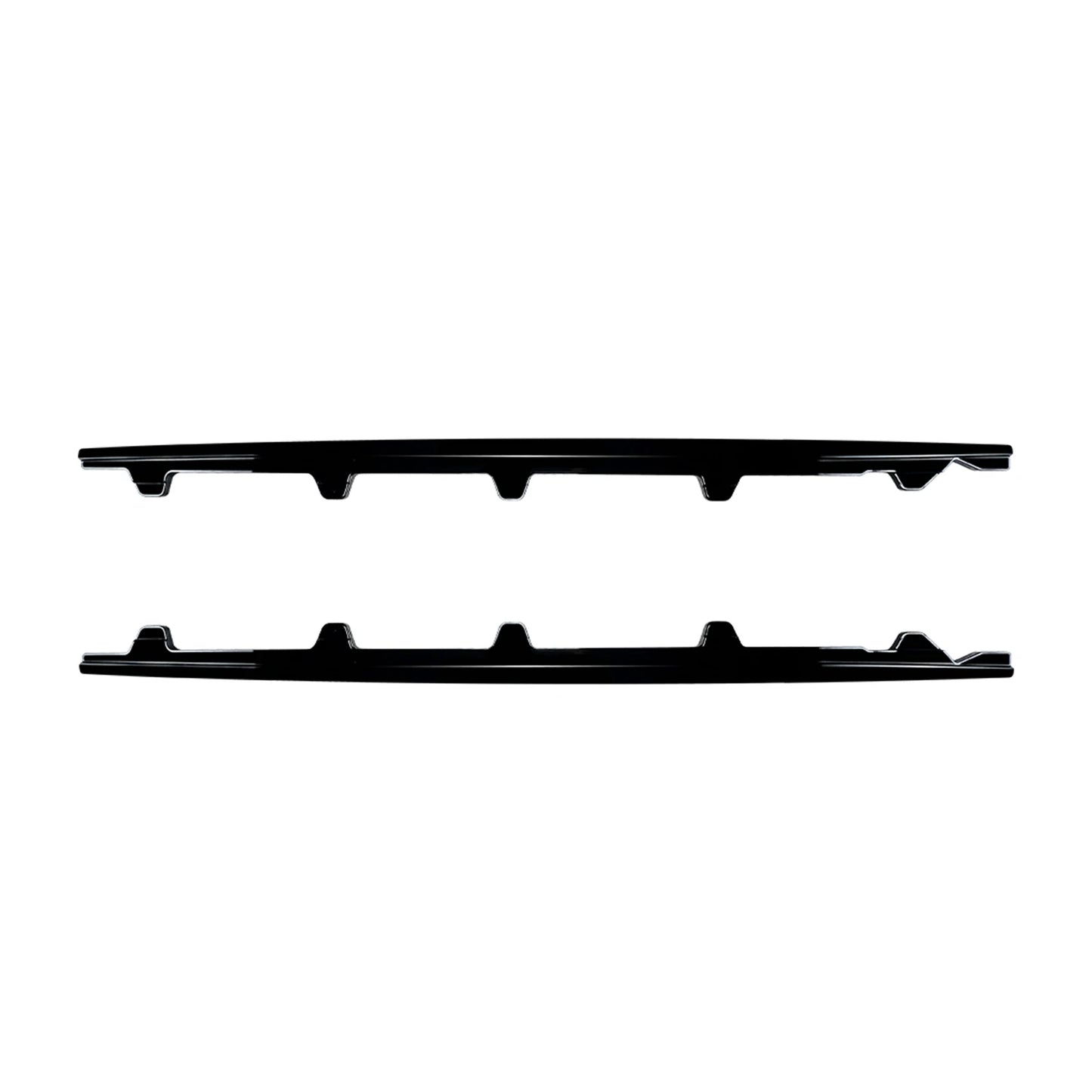 Gloss Black Side Skirt Extension for BMW 3 Series E90 E91 M Sport 05-12