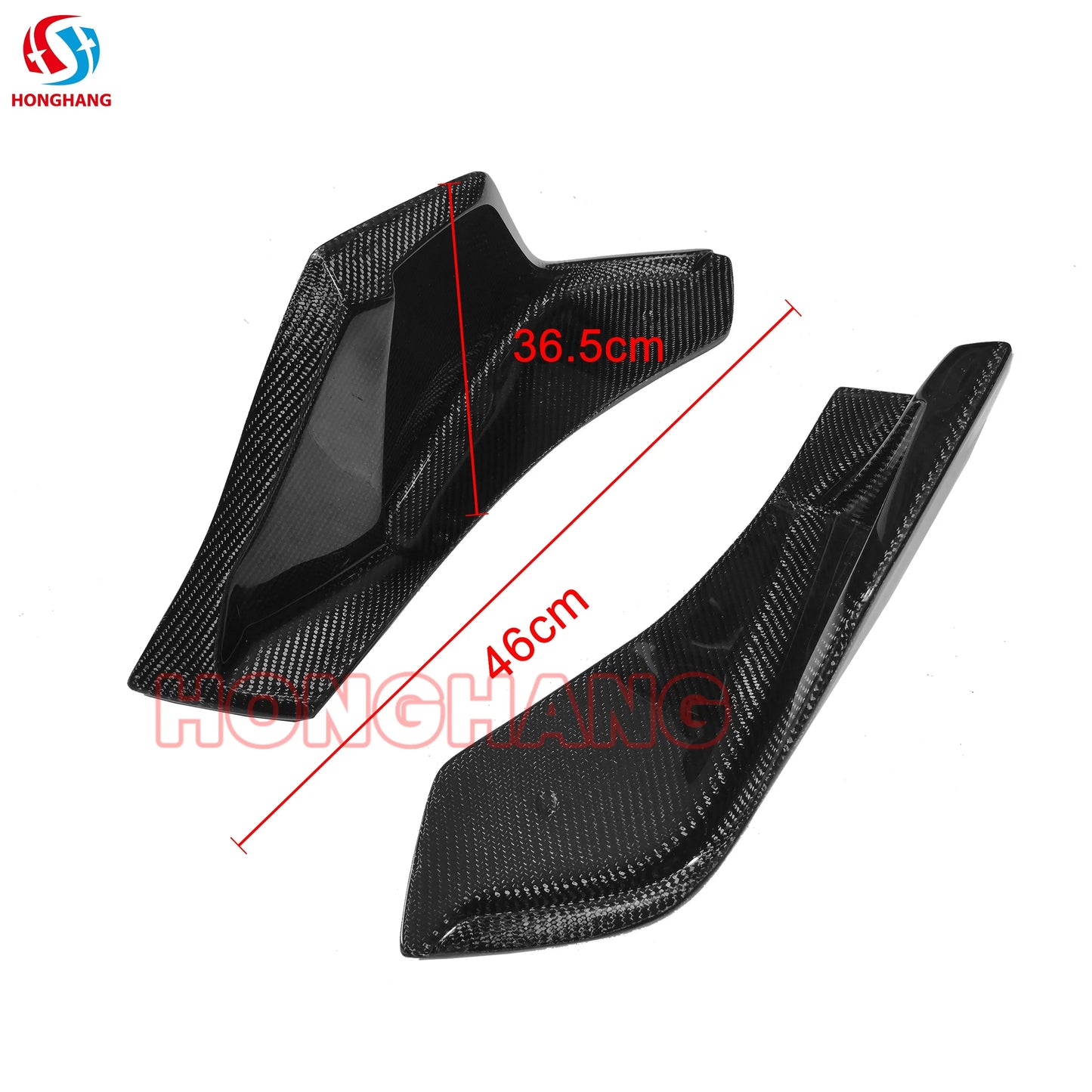 Toyota Supra A90 MK5 GR Coupe Carbon Fiber Rear Bumper Splitter Canards Fins Corner
