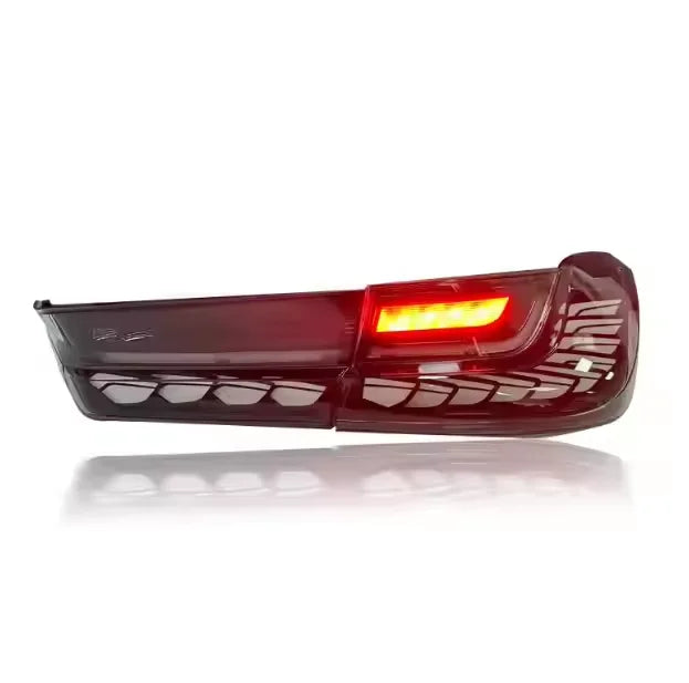 SJC Auto GTS Style Tail Lights for BMW 3 Series G20 G28 2018-2022 Clear Color Rear Lights New Upgrade Taillight