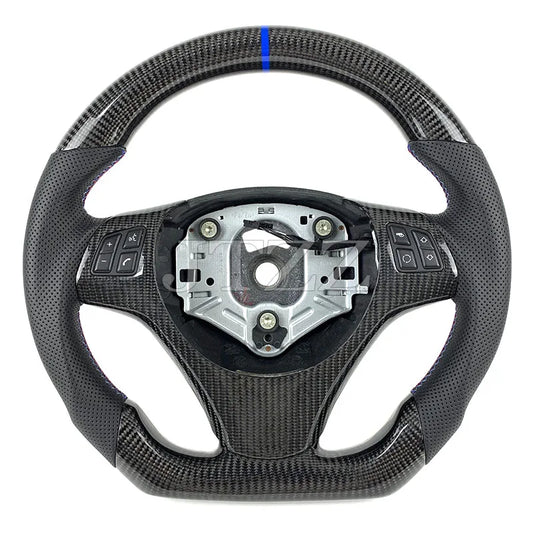 Carbon Fiber Steering Wheel for BMW E-Series M3 E90 E92 E93 E91 E81 E82 E87 E88 2008 2009 2010 2011 2012 Automotive Interior