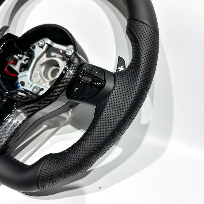 D-shaped Steering Wheel Suitable for BMW F Series 3 Series 5 Series F01 F02 F04 F06 F10 F11 F12 F20 F22 F28 F46 F30 F80 F18 F40