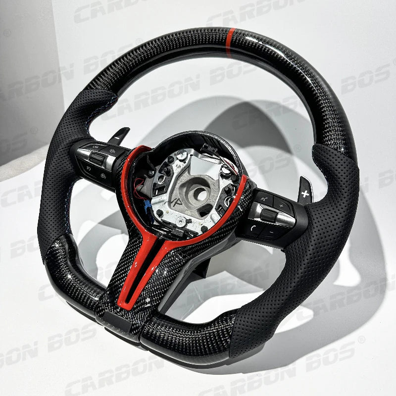 BMW F80 F10 F12 F15 F20 F22 F30 F31 F32 F33 F36 M3 Sports Genuine Leather Steering Wheels