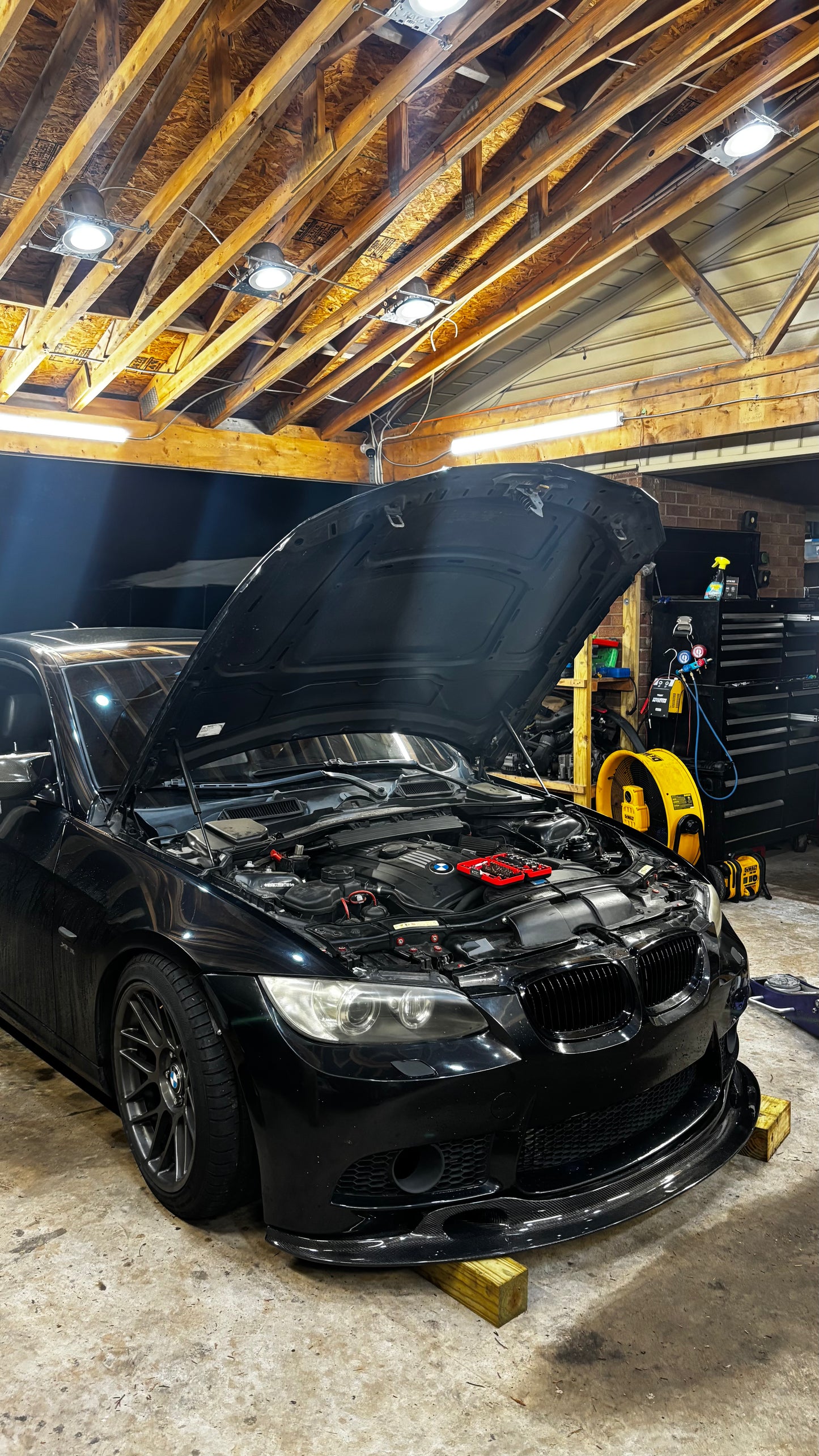 BMW E92/E93 REP M3 GT4-Style Carbon Fiber Front Lip