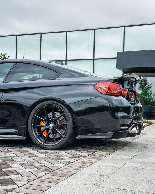 For BMW M4 F82 PSM Style Carbon Fiber Rear Spoiler Trunk Wing 2014-2016