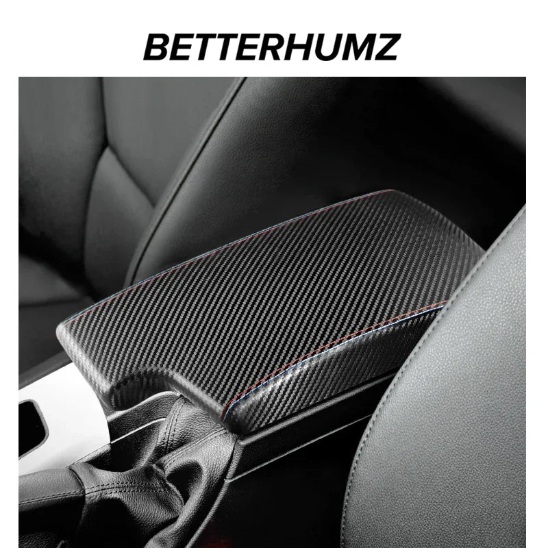 For BMW E90 E92 E93 3 Serie 2004-2011 Made of Alcantara Wrap Armrest Box Panel Cover Trim M Performance Car Interior Accessories