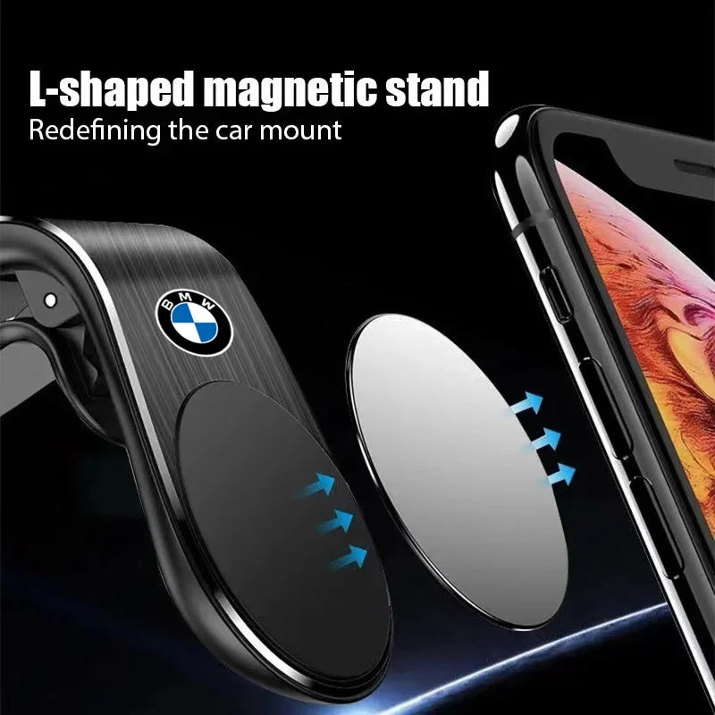 Magnetic Car Phone Holder Metal Stand Accessories For BMW M Performance E36 E46 E60 E90 E91 E92 E93 F30 F20 X1 X3 X5 X6 X7 G01