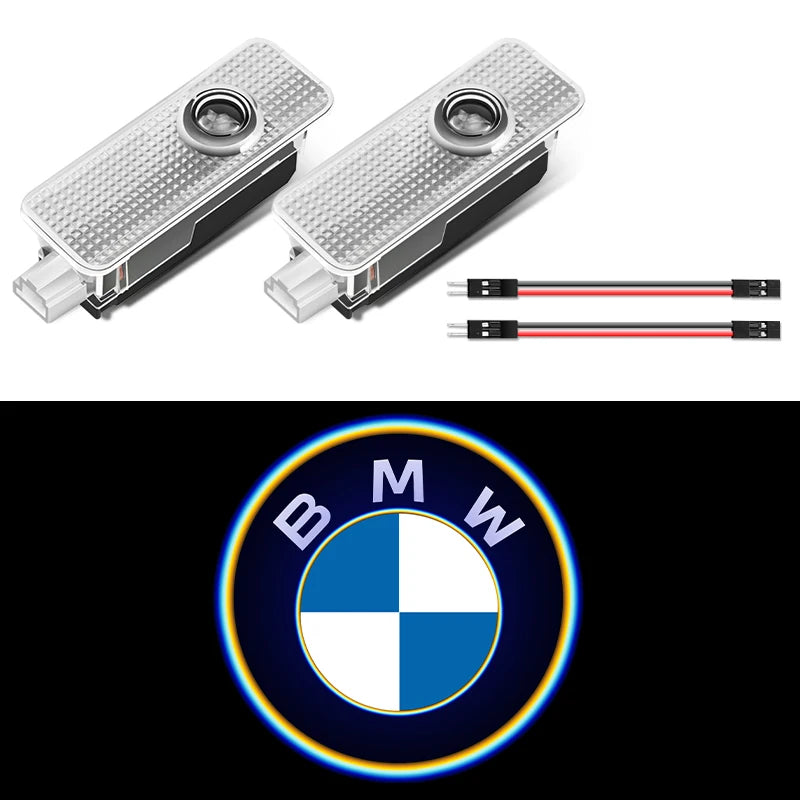 HD Led Welcome Light Car Door Projector Lamps For BMW E90 E91 E92 E93 E60 E61 F10 F07 E63 E64 F12 F13 G30 Accessories