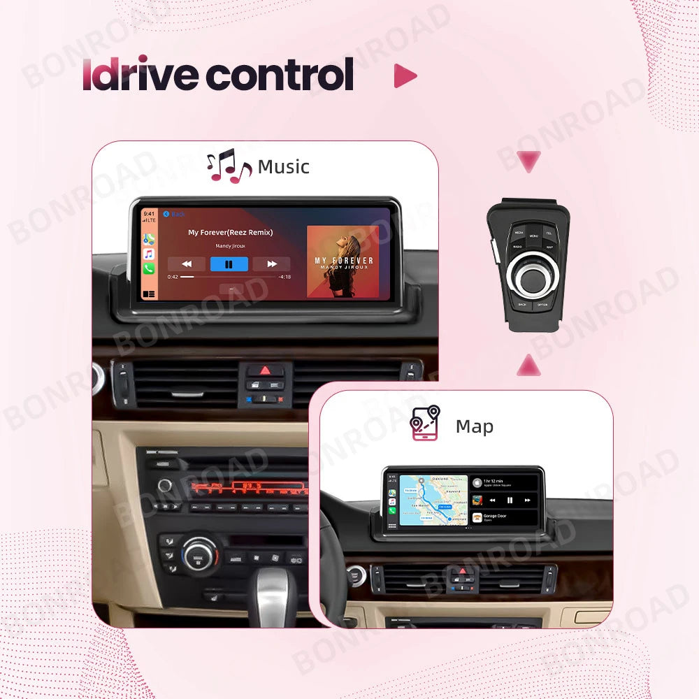 Wireless Carplay Android auto Multimedia Player Car Radio For BMW 3 Series E90 E91 E92 E93 Touch Screen With Bluetooth