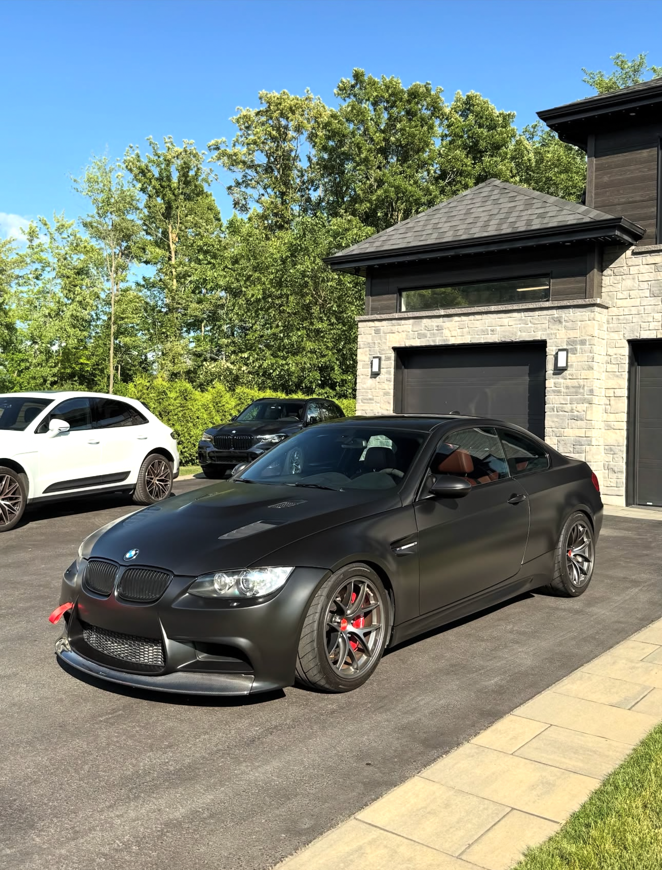 GT4 Style Carbon Fiber Front Splitter and Bumper Lip for E92 E93 M3 2007-2011