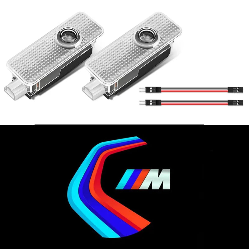 HD Led Welcome Light Car Door Projector Lamps For BMW E90 E91 E92 E93 E60 E61 F10 F07 E63 E64 F12 F13 G30 Accessories