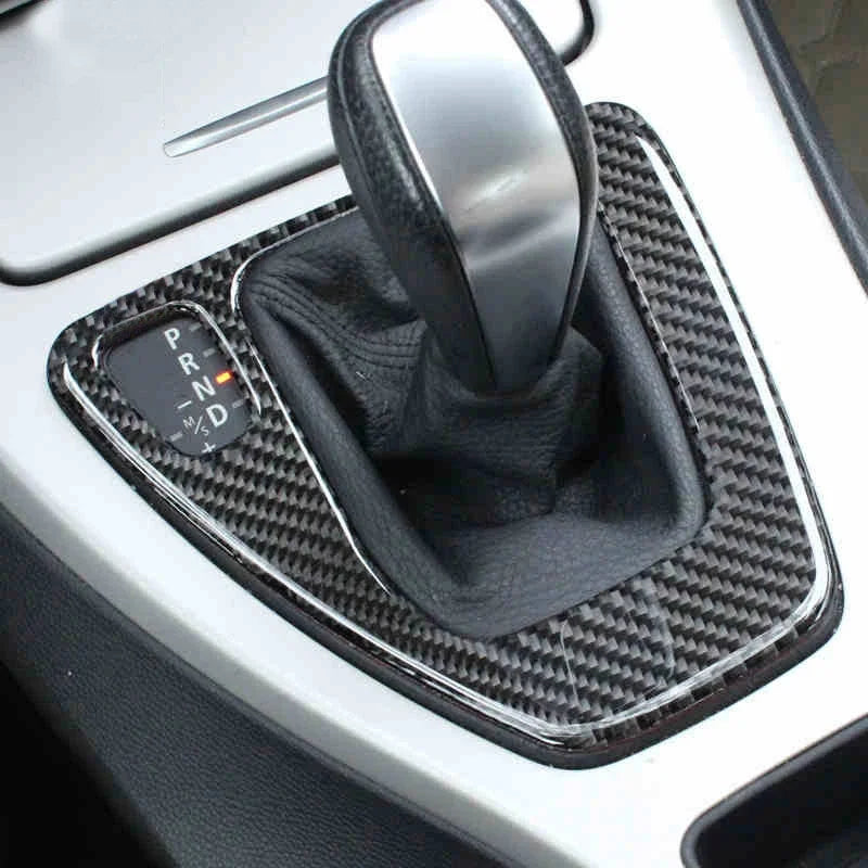 Carbon Fiber For BMW 3 Series E90 E92 E93 Inner Gearshift Air Conditioning CD Panel Door Armrest Cover Trim Sticker Accessories