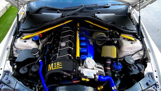 PBS Intake Manifold W/ Fuel Rail E90 E91 E92 Blue Intake Manifold